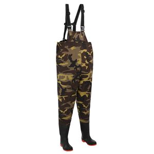vidaXL Cizme de pescuit cu bot Mărime 41 Camuflaj