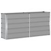 vidaXL Jardinieră Gri deschis 160 x 40 x 75 cm Oțel
