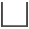 vidaXL Picioare de masă în formă de U, 2 buc., antracit, 80x(72-73) cm, oțel