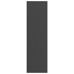 vidaXL Covoraș Dună Neagră și Gri 115x400 cm