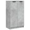vidaXL Pantofar, gri beton, 59x35x100,5 cm, lemn compozit