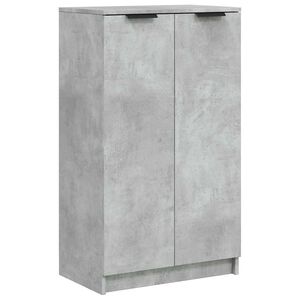 vidaXL Pantofar, gri beton, 59x35x100,5 cm, lemn compozit