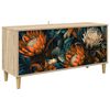 vidaXL Cabinet TV LOCHEM 102 x 33 x 50 cm Sonoma Lemn prelucrat