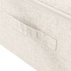 vidaXL Cutii de depozitare 2 buc. crem 70x40x18 cm material textil