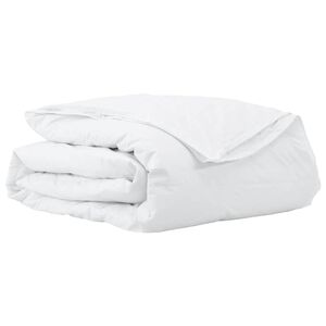 vidaXL Duvet 2 &icirc;n 1 Alb 240 x 220 cm Pene