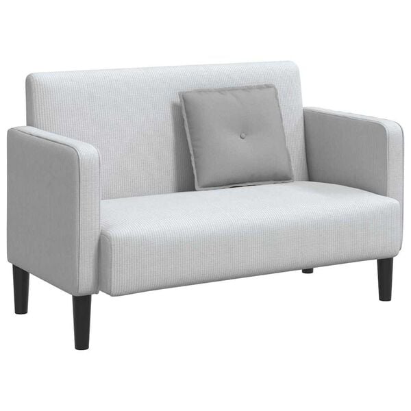 vidaXL Perna pentru spate Gri nori 50 x 19 x 45 cm țesătură