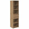 vidaXL Bufet Stejar Artizanal 45 x 42,5 x 185 cm Lemn prelucrat