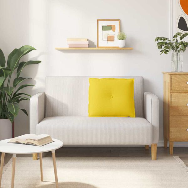 vidaXL Perna pentru spate Galben Deschis 60 x 19 x 50 cm țesătură