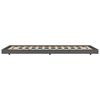 vidaXL Cadru de pat, gri, 100x200 cm, lemn masiv de pin