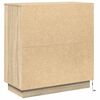 vidaXL Bufet LED cu raft Stejar Sonoma 71 x 34,5 x 75 cm Lemn compozit