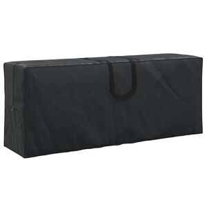 vidaXL Geantă de Depozitare Exterioară Negru 125 x 32 x 50 cm