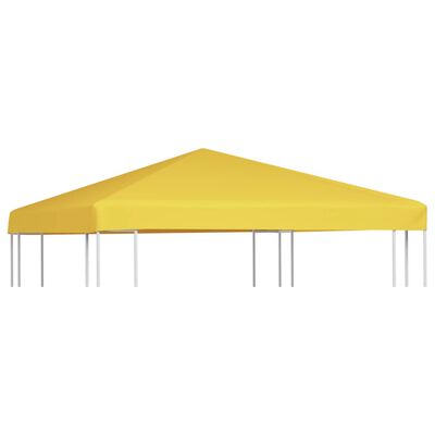 vidaXL Acoperiș de pavilion, galben, 3 x 3 m, 270 g/m²