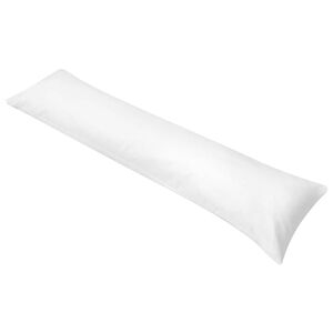 vidaXL Pernă pentru dormit lateral 40 x 145 cm alb