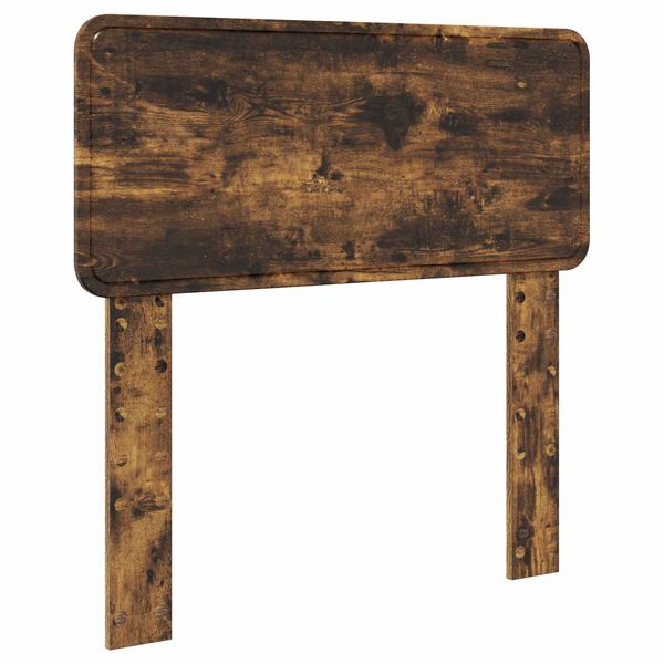 vidaXL Tăblie cap Stejar fumuriu 75 cm Lemn compozit