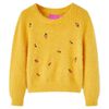 Pulover pentru copii tricotat, ocru, 104