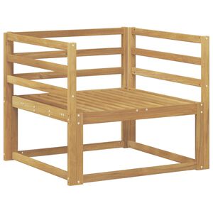 vidaXL Canapea Medie pentru Exterior Lemn Solid de Acacia Alb