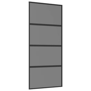 vidaXL Ușă glisantă 90 x 205 cm Sticlă Temperată și Aluminiu