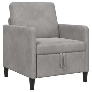 vidaXL Sofa cu Spațiu de Depozitare Gri deschis 72 x 78 x 87 cm
