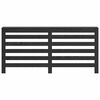 vidaXL Capac pentru radiator Stejar Negru 175 x 20 x 82 cm