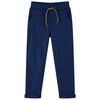 Pantaloni pentru copii cu șnur, bleumarin, 140