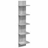 vidaXL Raft de perete Sonoma gri 22 x 15 x 100 cm Lemn prelucrat