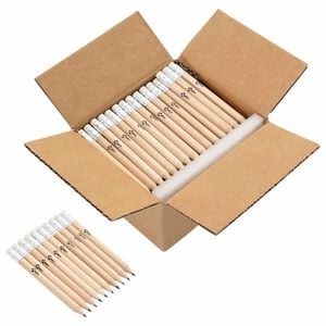 vidaXL Creioane HB &Oslash; 0,7 x 10 cm natural Lemn solid de plop
