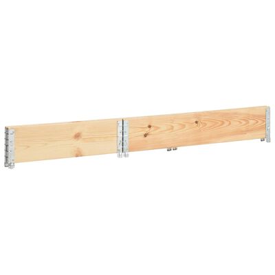 vidaXL Strat înălțat, 50 x 100 cm, lemn masiv de pin