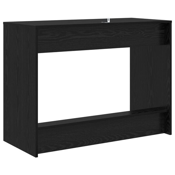vidaXL Birou pentru pat Stejar Negru 100 x 45 x 75 cm Lemn compozit