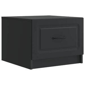 vidaXL Masă de cafea Negru 49 x 50 x 37 cm Lemn prelucrat