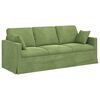 vidaXL Set de canapea 2 pcs Verde deschis 198 x 78 x 80 cm Catifea
