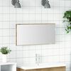vidaXL Oglindă stejar artizanal 80 x 37 cm Sticlă și Lemn Ingineresc