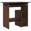 vidaXL Birou, stejar maro, 80x45x74 cm, lemn prelucrat