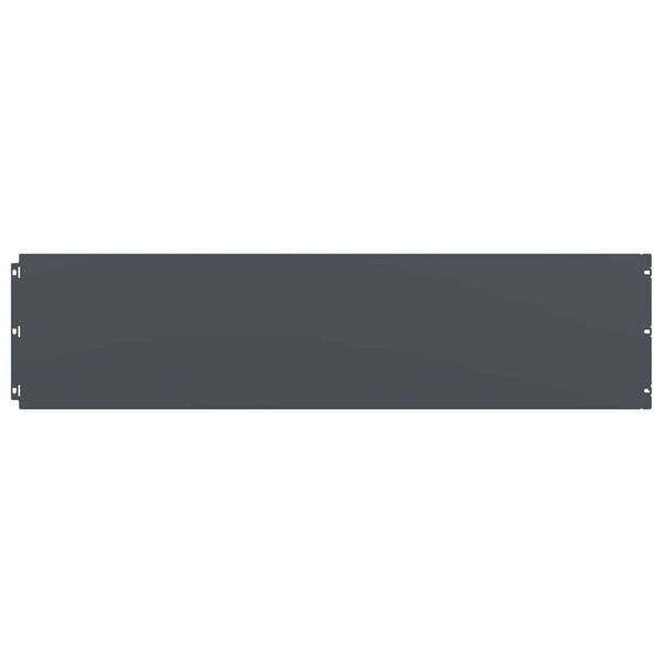 vidaXL Borduri de gazon 10 buc Antracit 25x103 cm Oțel laminat la rece