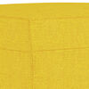 vidaXL Set de canapele cu perne, 3 piese, galben deschis, textil