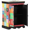 vidaXL Masă de consolă cu raft cu ușă Multicolour 50 x 30 x 70 cm