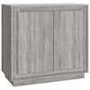 vidaXL Dulap, sonoma gri, 80x34x75 cm, lemn prelucrat