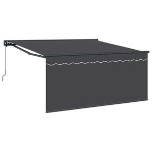 vidaXL Copertină retractabilă Antracit 350 x 250 cm