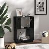 vidaXL Bibliotecă/Separator cameră negru 51x25x70 cm lemn masiv de pin