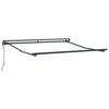 vidaXL Cortina Retractabilă Albastru și Alb 350 x 250 cm