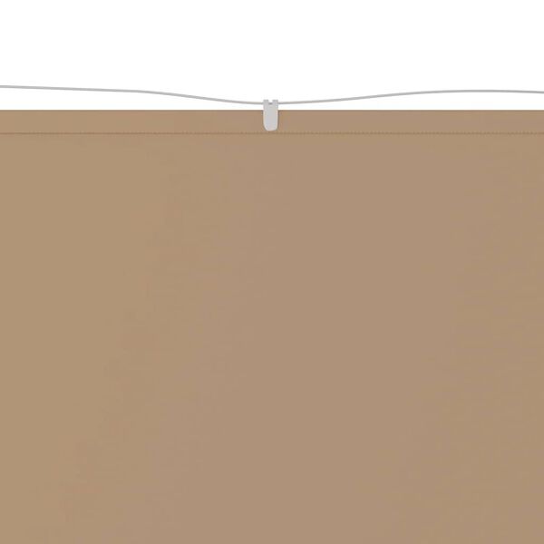 vidaXL Copertină verticală, gri taupe, 60x1200 cm, țesătură oxford