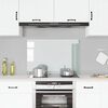 vidaXL Panou antistropi bucătărie transparent 90x60 cm sticlă securiz.