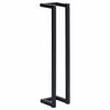 vidaXL Suport de prosoape, negru, 12,5 x 12,5 x 60 cm, fier