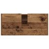 vidaXL Dulap de Baie cu ușă Lemn Vechi 63 x 29 x 55 cm Lemn compozit