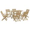 vidaXL Set mobilier de grădină, 7 piese, lemn masiv de acacia