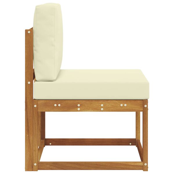 vidaXL Canapea Medie pentru Exterior Lemn Solid de Acacia