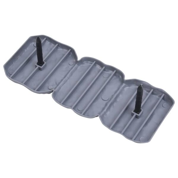 vidaXL Borduri de gazon cu țăruși, 30 buc., PP