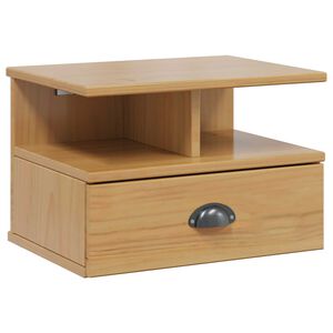 vidaXL Dulap de noapte cu sertar Hill Maro miere 40 x 31 x 27 cm