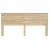 vidaXL Tăblie cap cu headboard Stejar Sonoma 200 cm Lemn compozit