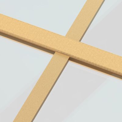vidaXL Ușă glisantă, auriu, 90x205 cm, sticlă ESG mată și aluminiu