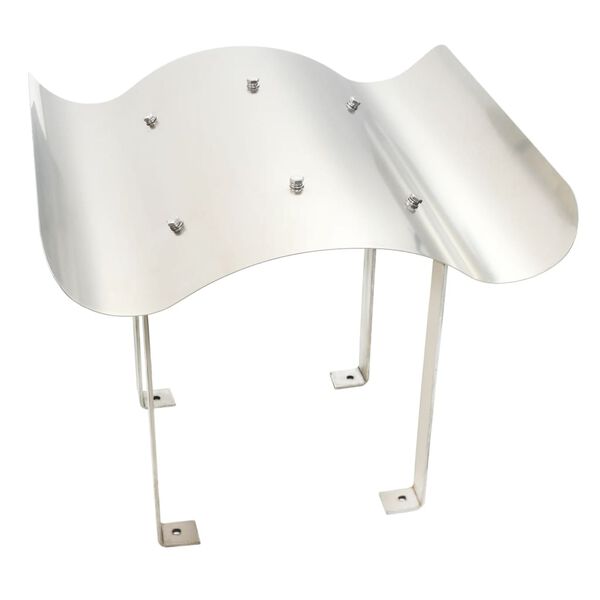 vidaXL Apărătoare de horn, oțel inoxidabil, 70 x 100 x 38 cm